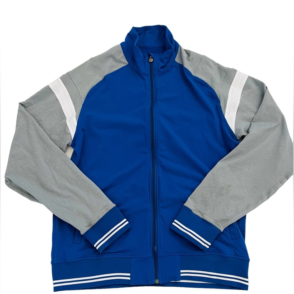 Lululemon Men’s XL Full Zip Jacket Blue Gray Athletic